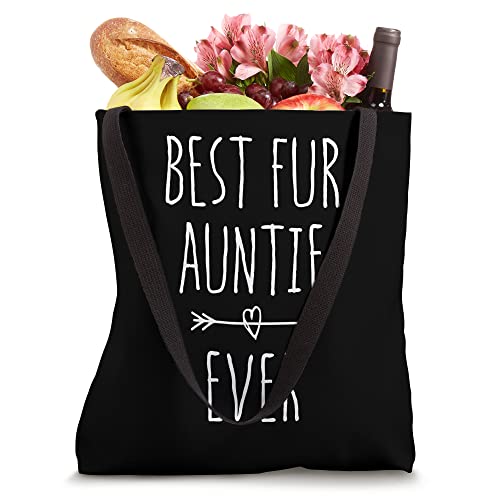 Bolsa Tote Best Fur Auntie Ever Dog Aunt miniatura 4