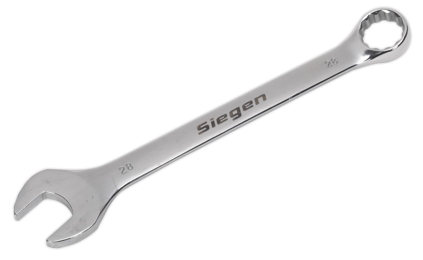 Sealey S01028 Combination Spanner, 28mm, 320mm x 317mm x 64mm, Silver