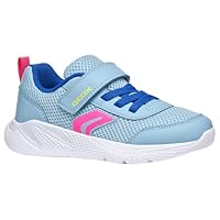 Geox J SPRINTYE Girl B, Zapatillas, Sky/Royal, 30 EU