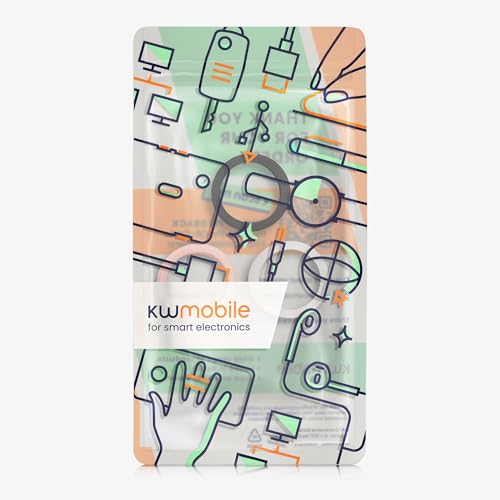 kwmobile 3 x etui ochronne Smart Ring kompatybilne z Oura Ring Gen 3, rozmiar S 6, 7, 8, 9, 10, silikonowy ochraniacz pierścienia, czarny/zakurzony róż/przezroczysty