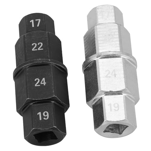 SWOOMEY 2Pcs Front Wheel Axle Removal Tools for Motorcycle Durable Socket Tool for Efficient Disassembly Compatible with Various Motorcycle Models