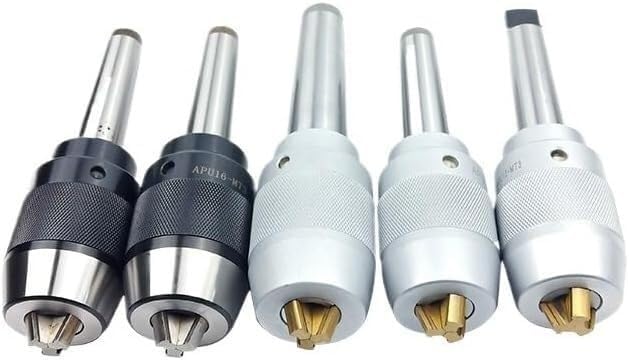 1pc Precision CNC Tool Holder - 0.05mm Self-tightening Lathe Tools for Milling Cutter(B (Silvering) MTA3-APU16)