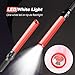 RoadHero 2 Pack Traffic Wand, 16 Inch Led Traffic Control Wands with 3 Flashing Modes, Air Marshaling Signal Wand Plus White LED on Tip for Airport, Parking, Car Directing