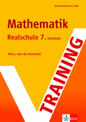 Mathematik 7 Klasse Realschule Bayern übungen Kostenlos Training Mathematik 7. Klasse Realschule : Amazon.de: Bücher