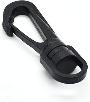 10pcs Plastic Swivel Snap Hooks Hardware Side Release Buckle Paracord Backpack Straps Bag Parts 3/8"12mm