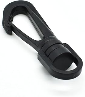 10pcs Plastic Swivel Snap Hooks Hardware Side Release Buckle Paracord Backpack Straps Bag Parts (3/8"(12mm))