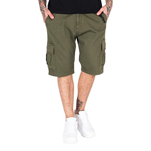 Preisvergleich Produktbild Asutan Denim Shorts - Oliv XXL