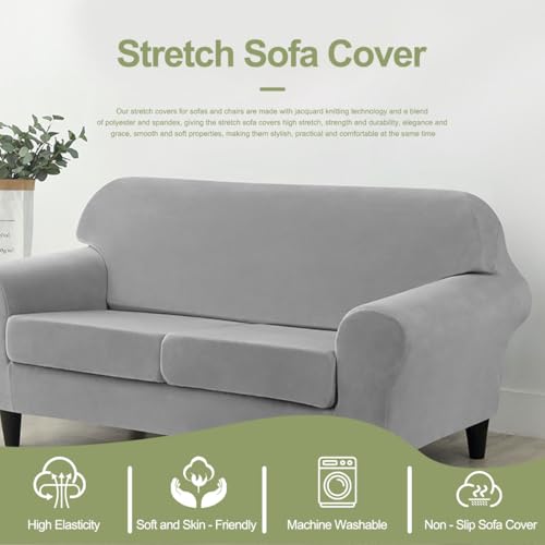 Housse extensible pour canapé protégeant des rayures de chat - 7
