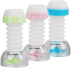 Kit 3 Bicos Arejador Flexível para Torneira, Ajustável 5,8x4,5cm, Chuveirinho para Pia e Lavatório - Linha Premium MBB Shop Mix