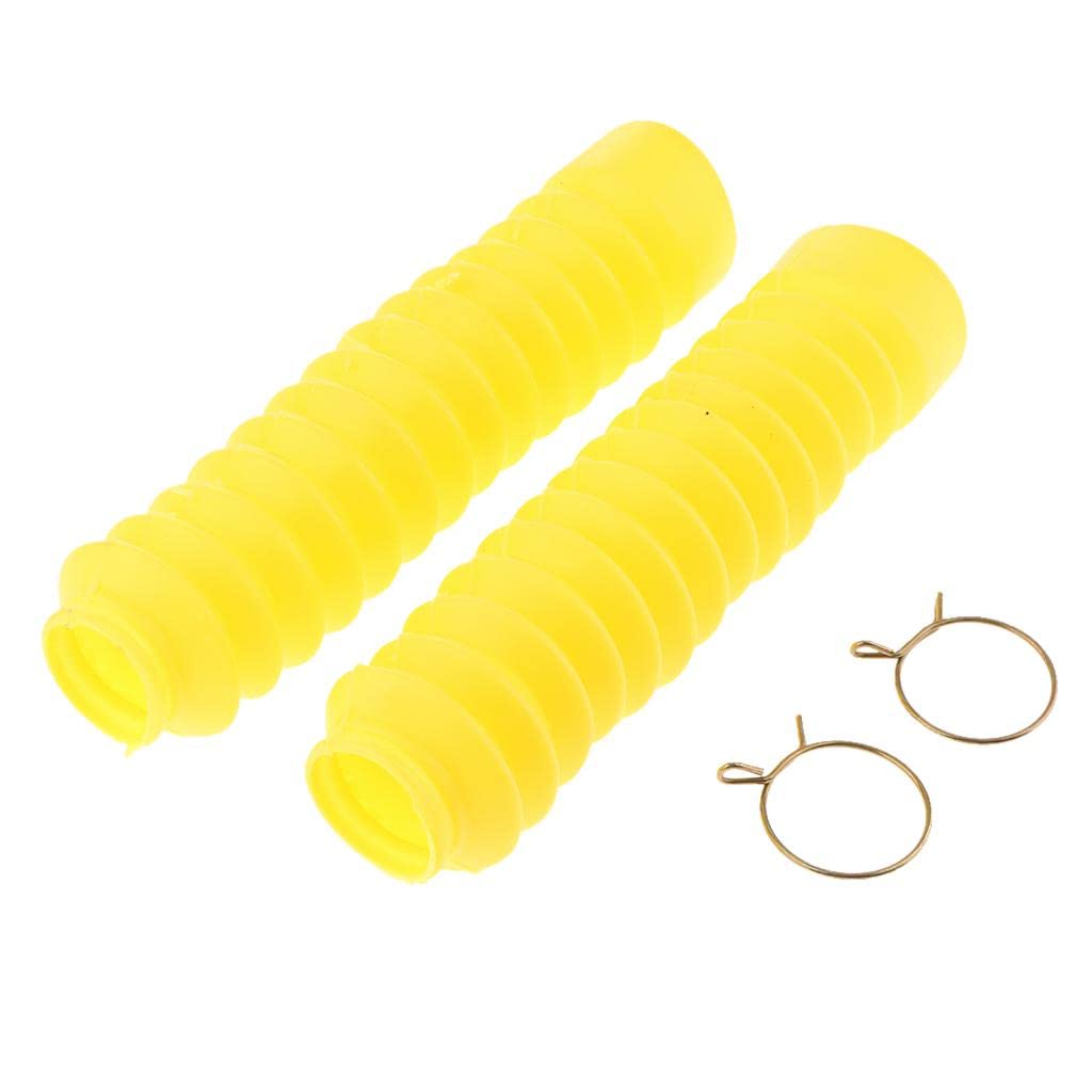 Amazon.com: QccHieUs Motorcycle Front Fork Boots - Universal