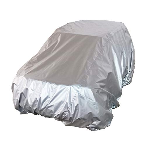 Large Kids Ride-On Toy Car Cover, Outdoor Wrapper Resistant Protection for Electric Battery Powered Children Wheels Toy Vehicles-Universal Fit, Water Resistant, UV Rain Snow Protection (Silver) by ONFUTAT - Used condition - Image 3