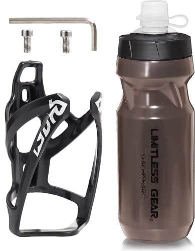 Ensemble de Porte-Bouteille de Vélo avec Bouteille de Sport 610ML et Porte-Bouteille d'eau Ensemble de Porte-Bouteille d'eau de Vélo pour Vélos de Route, VTT et Enfants Cover