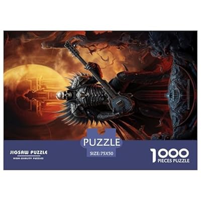 Rompecabezas de 1000 Piezas de Heavy Metal para Adultos y Rompecabezas de Madera. Juego Educativo Familiar. 1000 Piezas (75 x 50 cm). | Ya disponible en tu tienda friki favorita! En mundofriki.es!