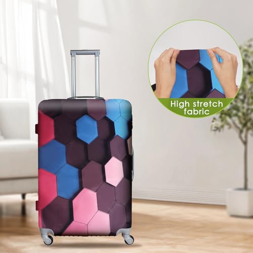 Housse de protection pour valise TSA multicolore taille L H941