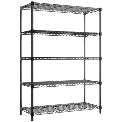 REIBII 5-Shelf Metal Storage Shelving Unit