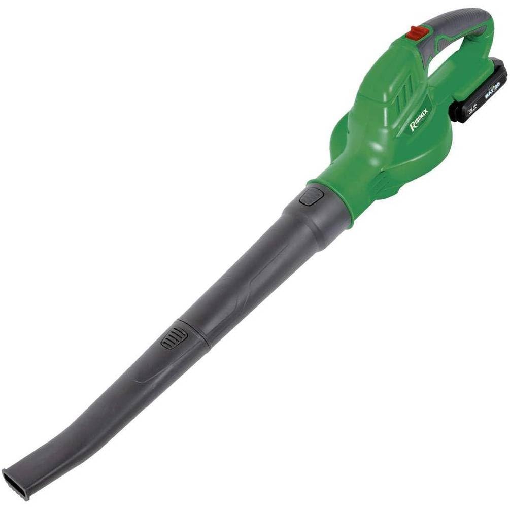 Soplador R-BAT20 de 20 V, con batería de 2 A y cargador, potente y práctico, D-Work
