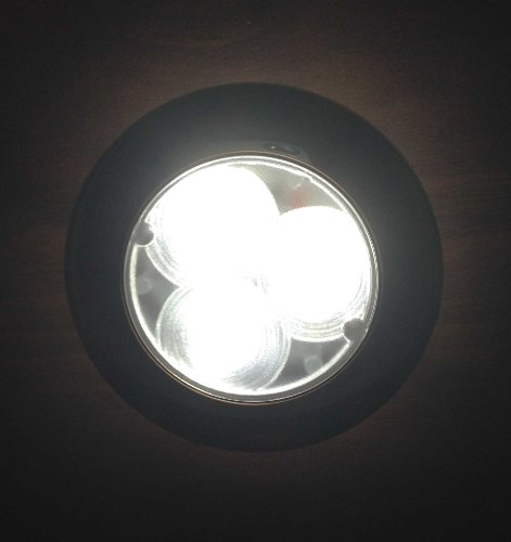 4Pcs Marine Trailer Rv Boat Led White Ceiling Courtesy Light S.s Flush Mount #TOP1