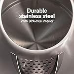 Hamilton Beach Electric Tea Kettle, Water Boiler & Heater, 1.7 Liter, Cordless Serving, 1500 Watts for Fast Boiling, Auto-Shutoff and Boil-Dry Protection, Stainless Steel (40880) - Image 5