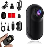 HOFAOUG Mini Body Camera 1080P, Thumb Size Portable Wearable Camera, POV Hands Free, 32GB Built in Storage, Bodycam for Motorcycle, Fishing, Hiking, Travel, Outdoor Adventure