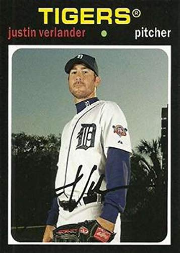 2012 Topps Archives Justin Verlander Tigers MLB Baseball Card