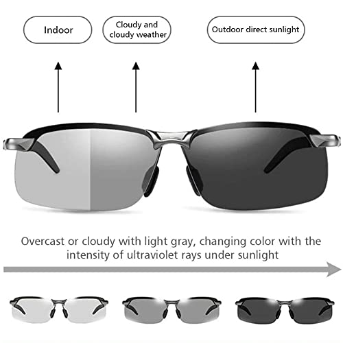 Men Polarized Photochromic Sunglasses for Driving Fishing Sports Day and Night Safety Glasses UV400 Protection3