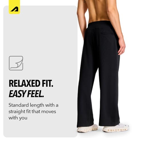 Image of Boldfit Track Pants for Man Wide Leg Baggy Track Pants Cotton Blend Baggy Trackpants for Men Korean Wide Leg Pants for Men Lower for Man Casual Trousers & Lounge Joggers with Pockets