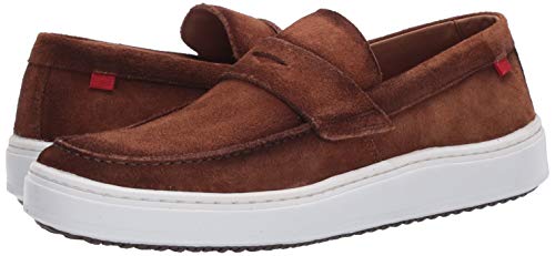 marc joseph new york mens genuine leather made in brazil luxury comfortable penny detail sneaker