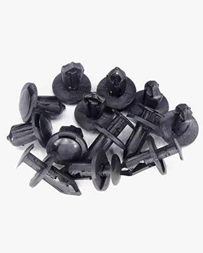 Lantee Car Clips - 10 Pieces Universal Nylon Plastic Fastener Rivet Clips, 8Mm #TOP6