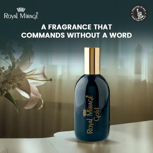 Image of Royal Mirage Gold Eau De Cologne | Long-Lasting Fragrance | Everyday Elegance | Citrus, Spicy & Woody Notes | Affordable Luxury | Elegant & Sophisticated Scent | Unisex EDC | 120ml