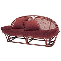 Amazon.co.jp: 今枝ラタン ソファ グリーン 幅162×奥行70×高さ76cm