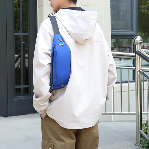 Large Crossbody Waist Bag with 3 Zipper Pockets and Earphone Port, Hands-Free Wallet and Phone Bag for Travel, Running, Festivals, and Sports, Fits All Cell Phones - Black2