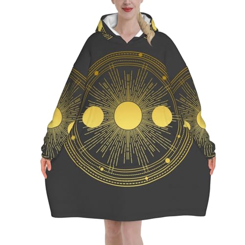 Couverture à capuche chaude contre le froid | Sweat oversize moelleux et épais