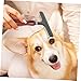 Toddmomy Pet Hair Remover Comb for Dogs and Puppies Ergonomic Detangling Tool with Smooth Teeth for Grooming and Massaging for Shedding and Matted Fur Removal