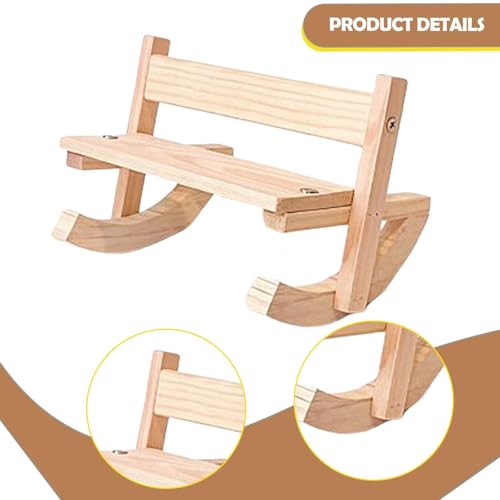 Chaise pour poupée assise ou allongée : décoration de bureau originale