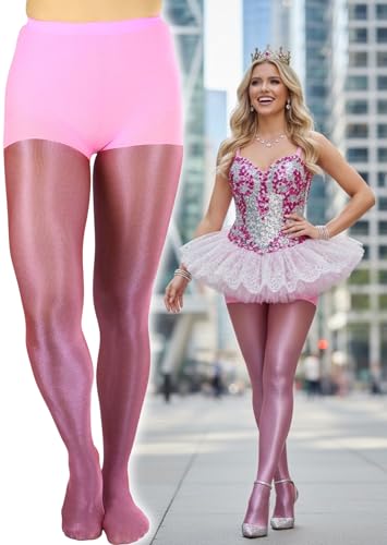 Image of ToBeInStyle Women's Shine & Shimmer Metallic Pantyhose Opaque Lurex Tights