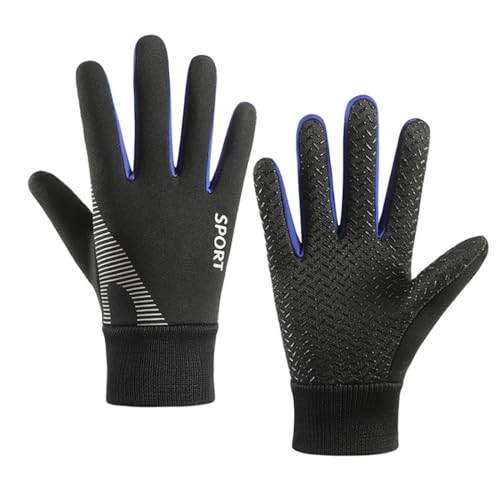 WUFKOP Guantes de Invierno para Niños Impermeables y Antideslizantes, Guantes Térmicos con Puños Ajustables para Ciclismo, Running, Fútbol, Senderismo, Niños y Niñas 9-14 Años