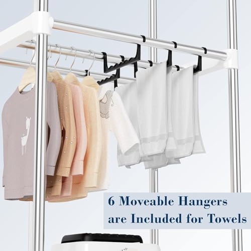 Clothes Dryer, Portable Drying Machine with Timer, 60inch Laundry Drying Wardrobe with Large Capacity, Electric Dryer/Rack for Home | Appartments (Grey UE5)