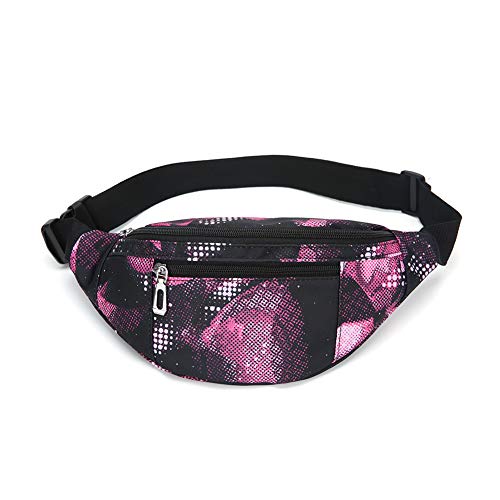 Sacoche ceinture imperméable homme femme ajustable X-Rose