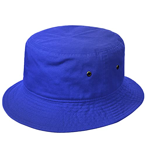 Falari Men Women Unisex Cotton Bucket Hat 100% Cotton Packable for Travel Fishing Hunting Summer Camp
