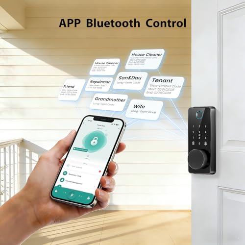 Fingerprint Door Lock, Biquole Keyless Entry Door Lock, Smart Lock - image 6