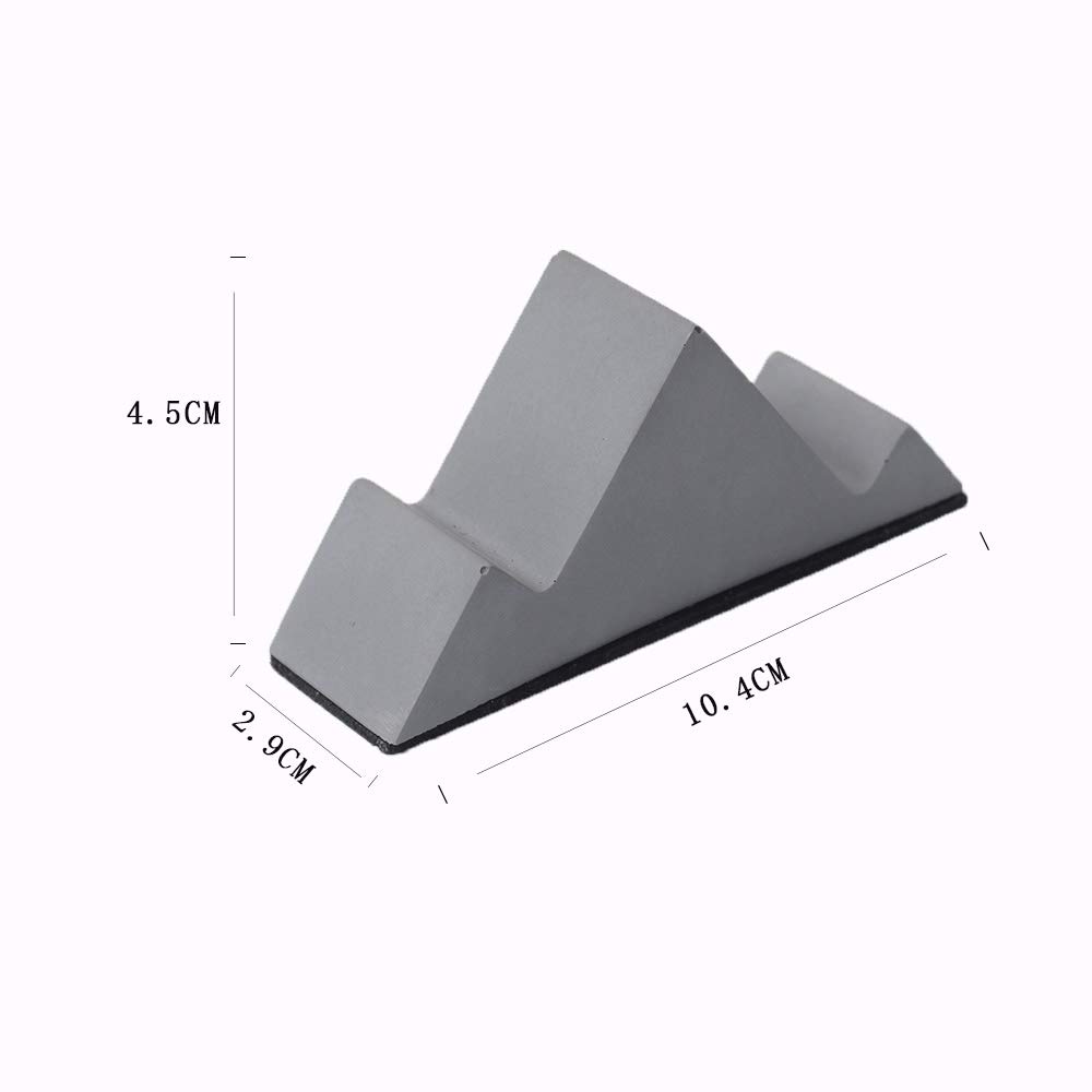 NICOLE Concrete Cell Phone Stand Silicone Mold Homemade Desktop Decor Mould