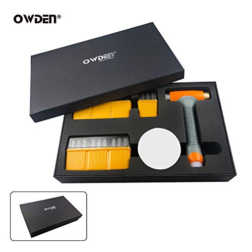 OWDEN Jewelry Metal Stamps kit for Jewelry Stamping Making,Size:(1/8",3mm) 2 Sets Art Font Letter Punch Set (Uppercase and Lowercase) with 1 Set Number Punch Set,1Pc Hammer and 1Pc Steel Bench Block by OWDEN - Image 7