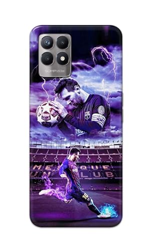 Image of Printed Hard Back Cover Case for Realme Narzo 50 4G Back Cover (Famous Football Player) -1111