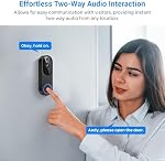 1080P Wireless Security Camera, AI Human Detection, 2-Way Audio, Night Vision, Real-Time Motion Alerts, Cloud Storage (Sold Separately), Indoor/Outdoor Surveillance Camera, 2.4GHz WiFi Only