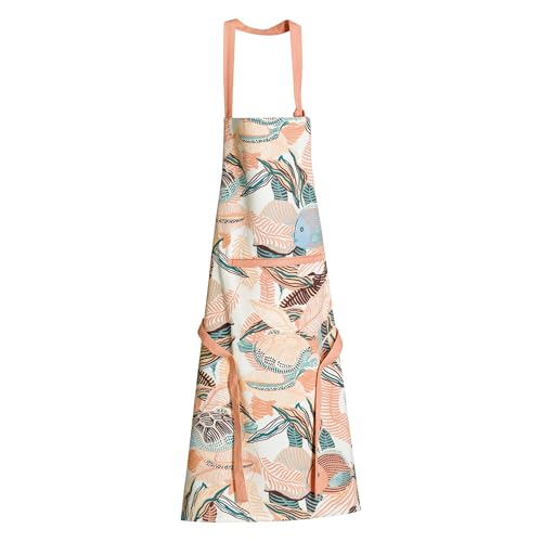 Recycelte Küchenschürze mit Tasche Dori Pêche 72 X 85 pfirsich 72 x 85 cm Winkler