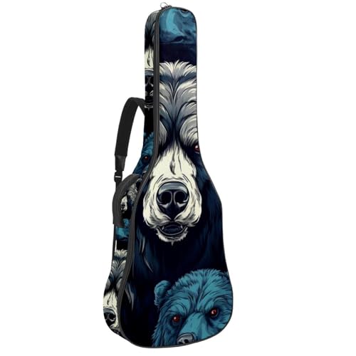 Housse étante pour guitare acoustique 101,6 cm avec poches de transport antichoc