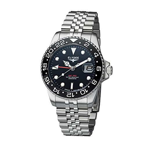 Elysee GMT Pro. Quarz 20 ATM