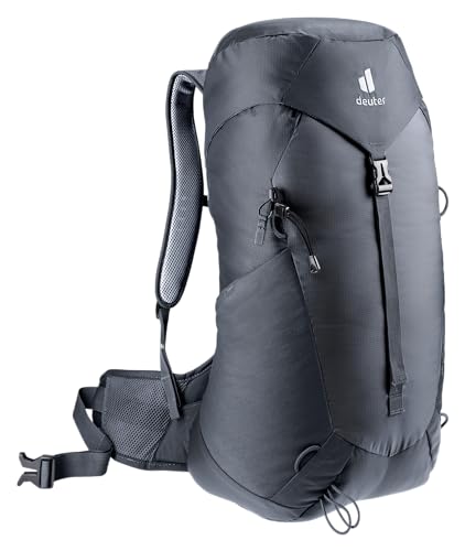 Image of Deuter Unisex Black AC Lite 30L Rucksack with Compact and Comfortable for Day Hiking and Lightweight Treks
