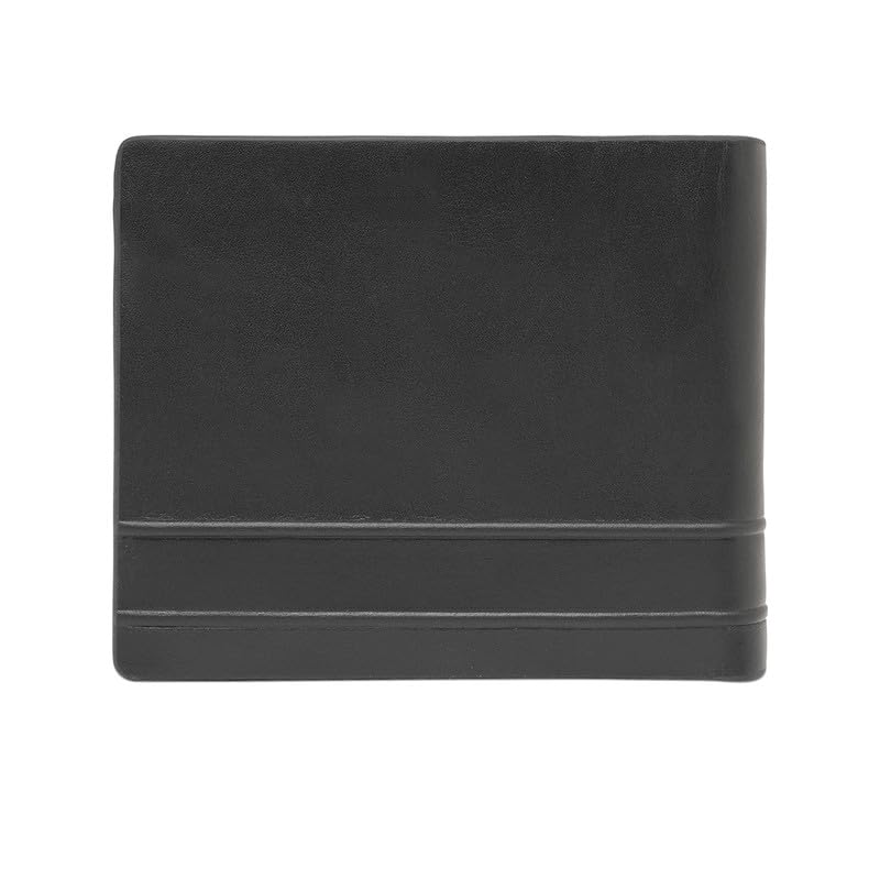 Image of Tommy Hilfiger Men's Leather Multicard Coin Wallet Liard - Black | Side Closure | Card, Coin & Currency Organization | Bi-Fold Wallet | Ideal for Gifting | Stylish Purse for Men