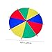 Holibanna Rainbow Design Parachute for Cooperative Team Game for Activities Encourages Teamwork and Motor Skills Development